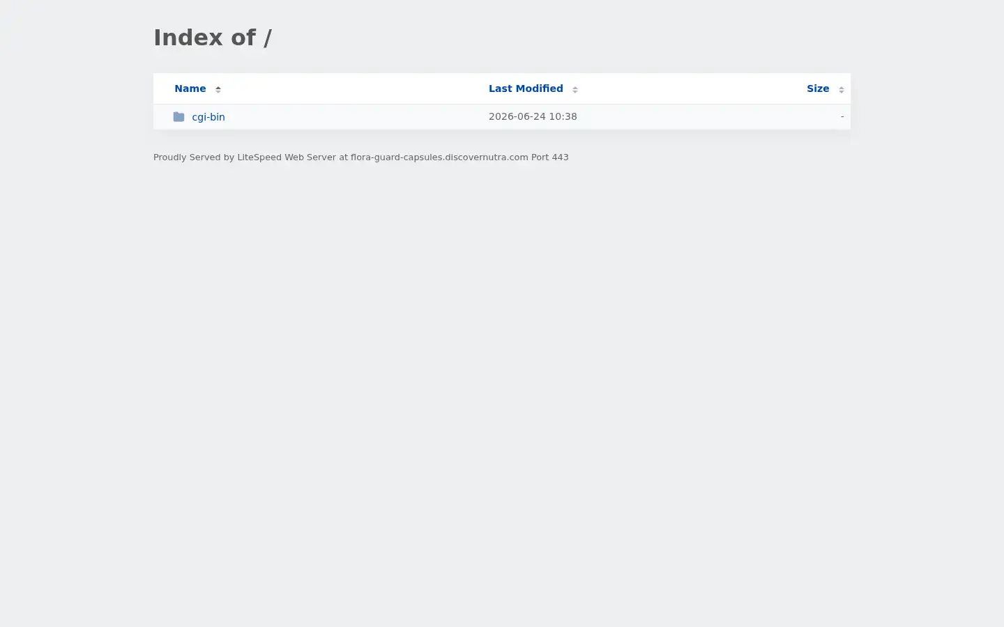 Screenshot of flora-guard-capsules.discovernutra.com