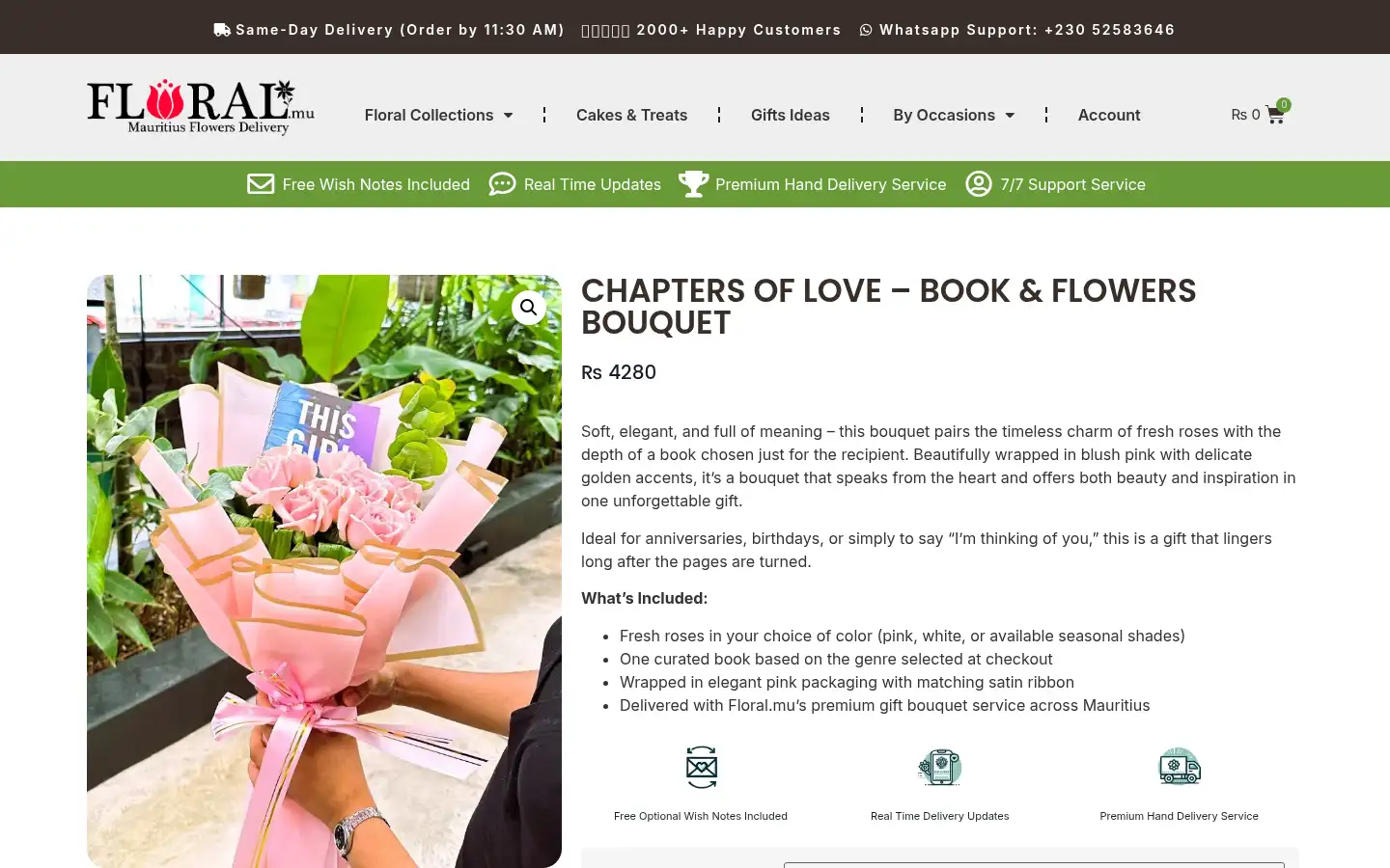 Screenshot of floral.mu