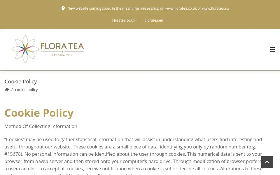 Screenshot of floratea.com