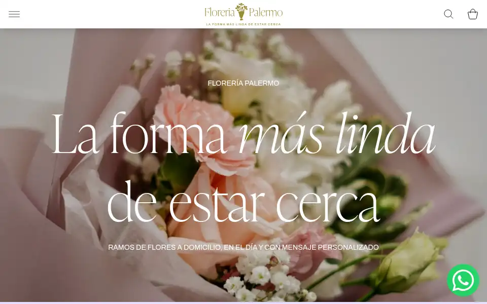 Screenshot of floreriapalermo.com