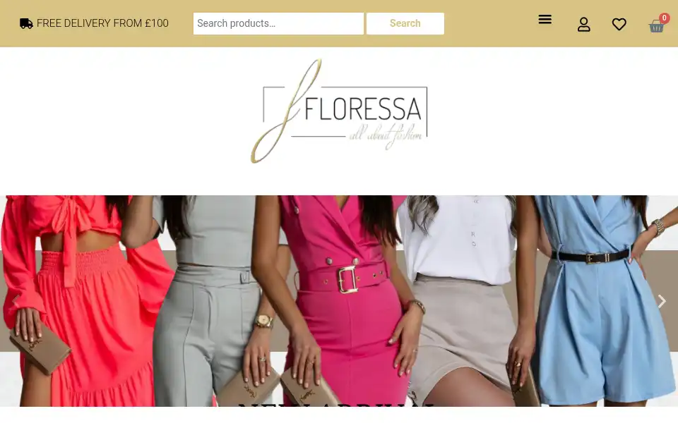 Screenshot of floressa.co.uk