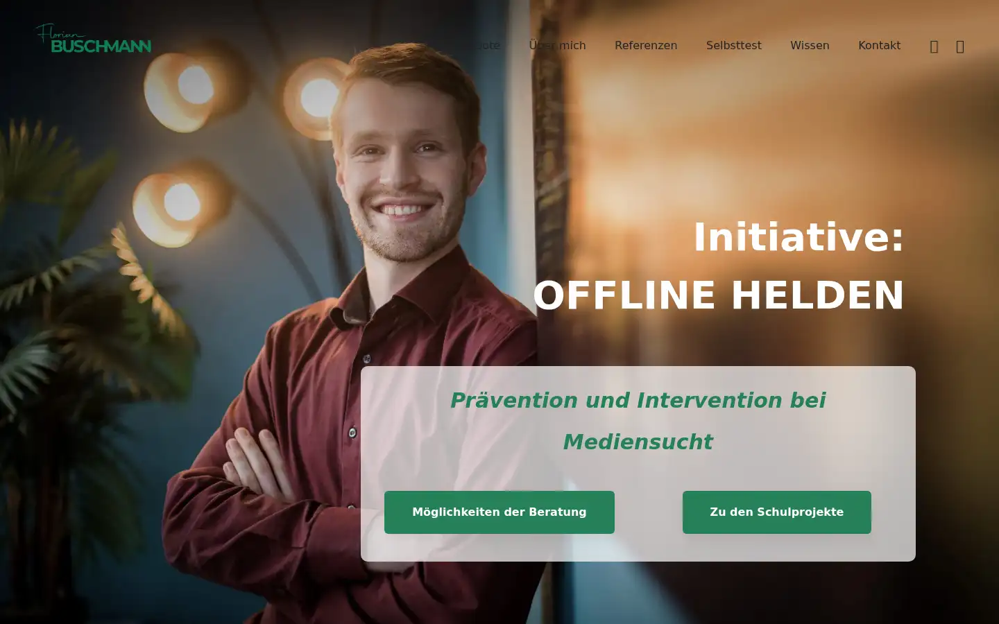 Screenshot of florian-buschmann.de