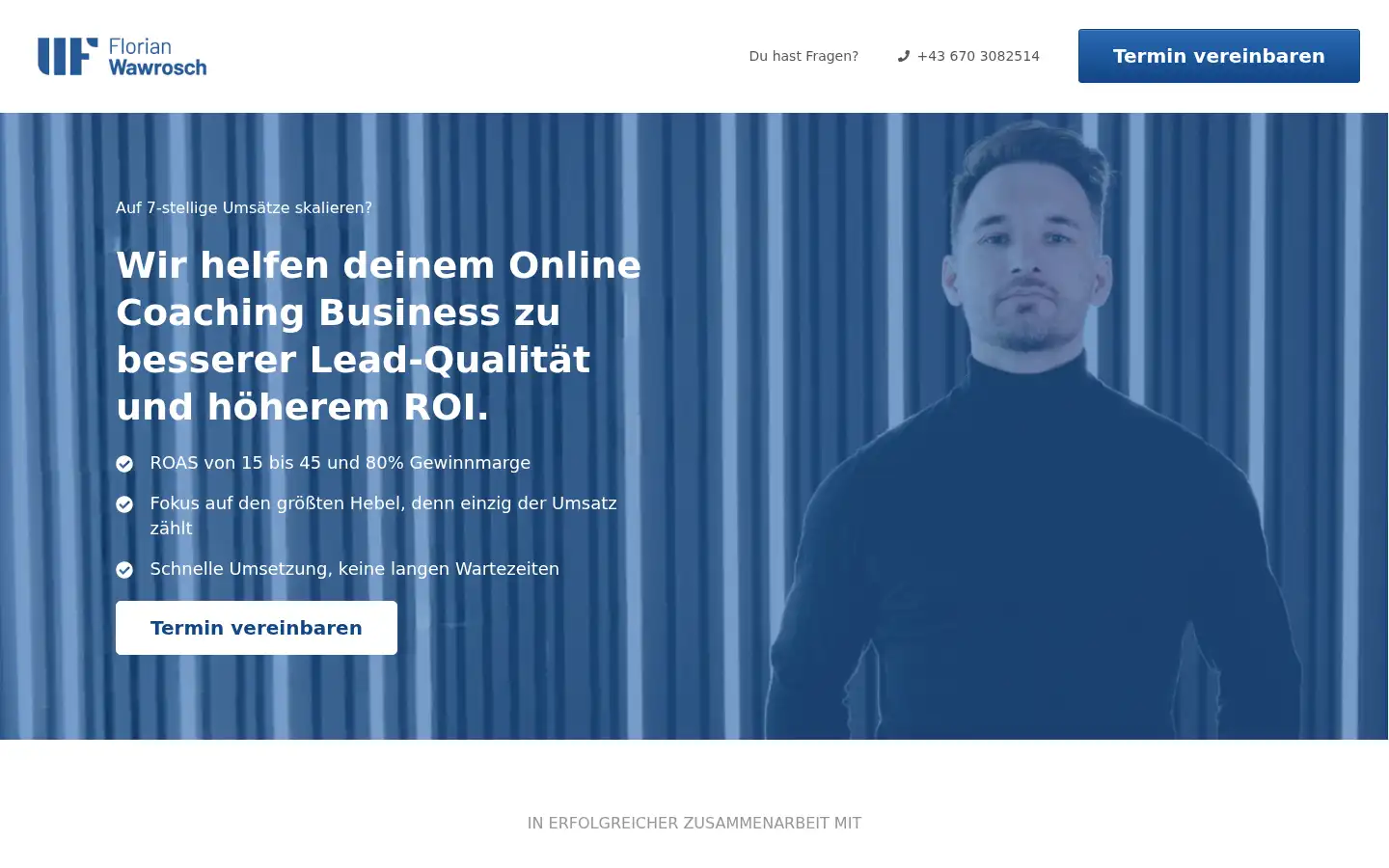 Screenshot of florianwawrosch.com