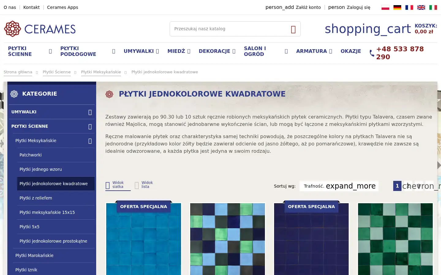 Screenshot of florisa.de