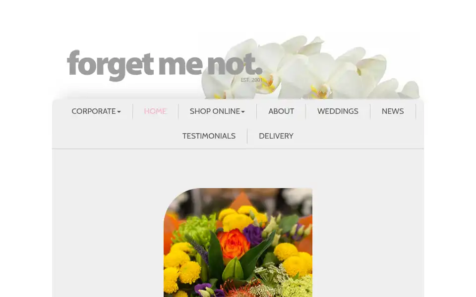 Screenshot of floristgrays.co.uk
