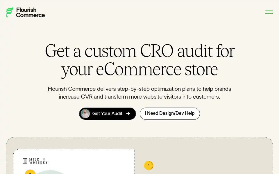 Screenshot of flourishcommerce.com