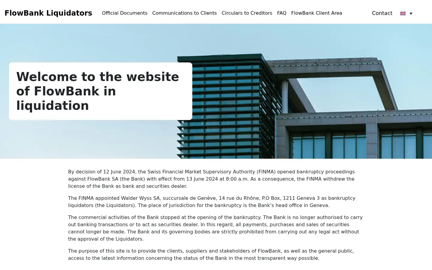 Screenshot of flowbank.com
