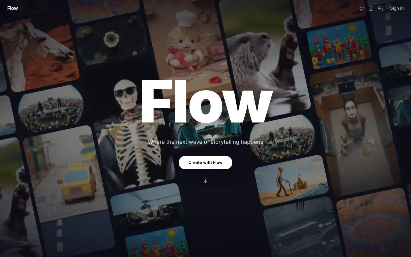 Screenshot of flowcreatorai.site