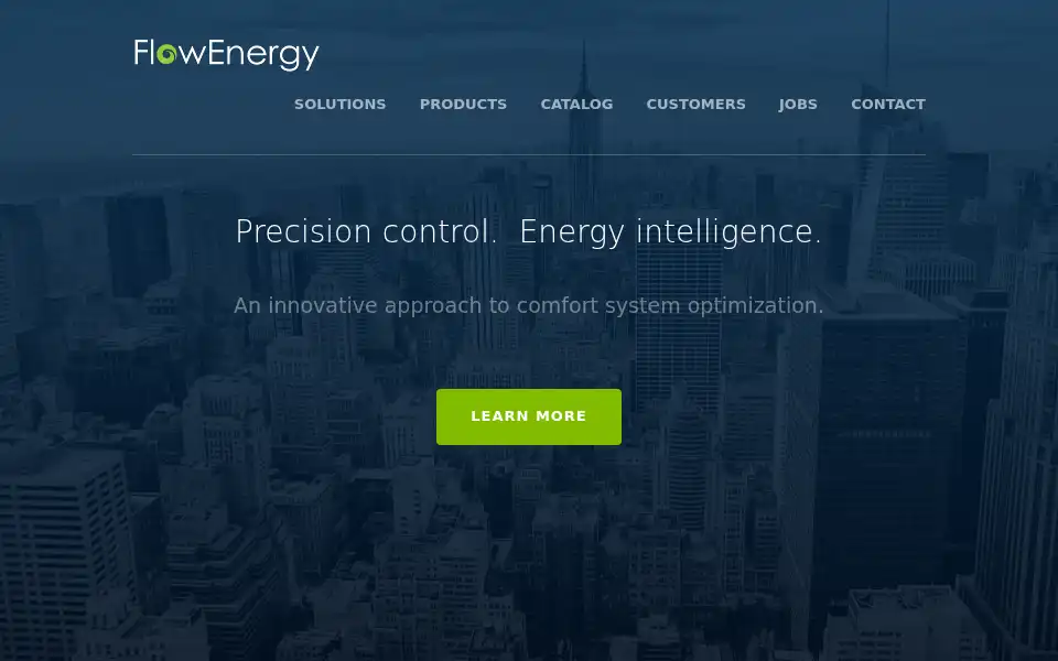 Screenshot of flowenergy.com