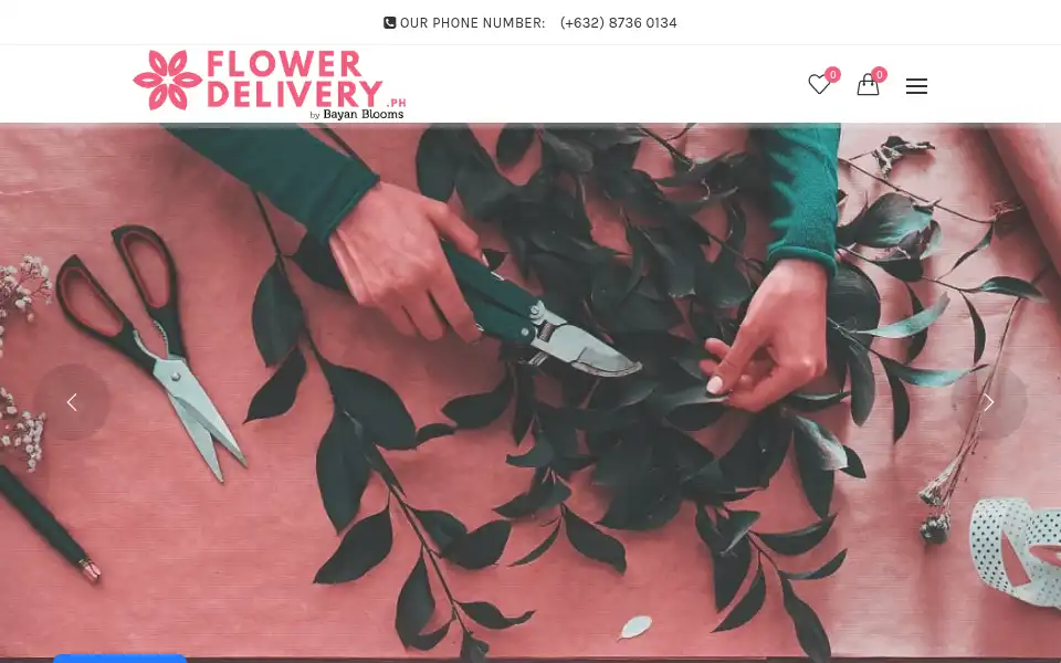 Screenshot of flowerdelivery.ph
