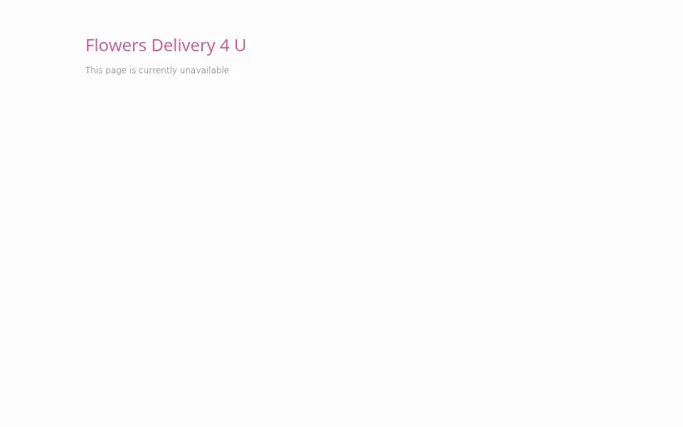 Screenshot of flowersdelivery4u.co.uk