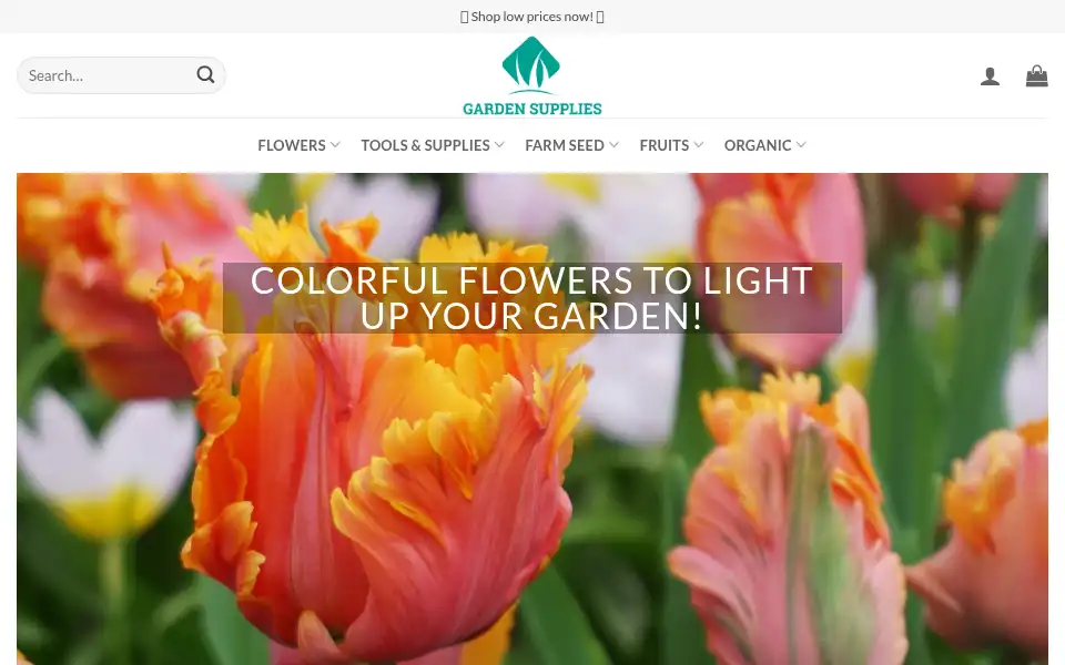 Screenshot of flowerseedsstore.com