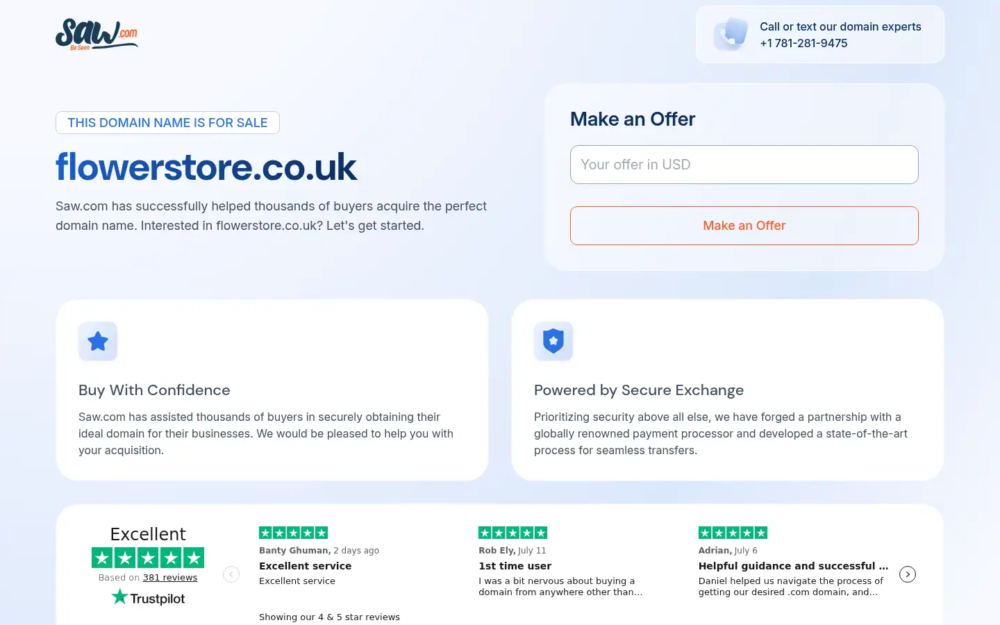 Screenshot of flowerstore.co.uk