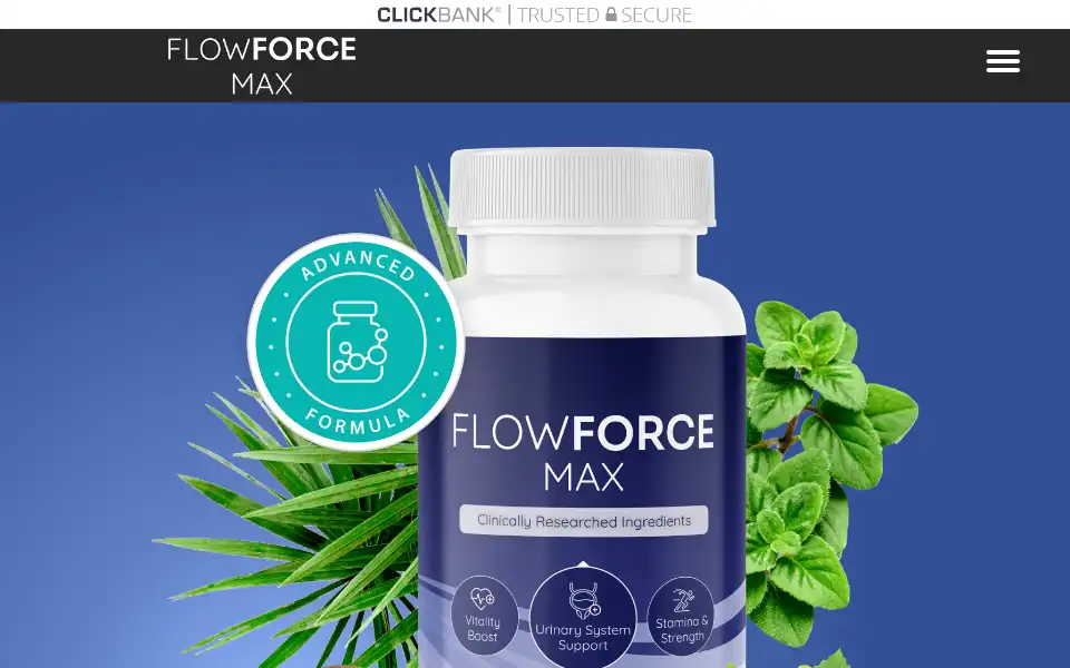 Screenshot of flowforcemax.com