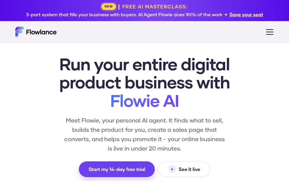 Screenshot of flowlance.com