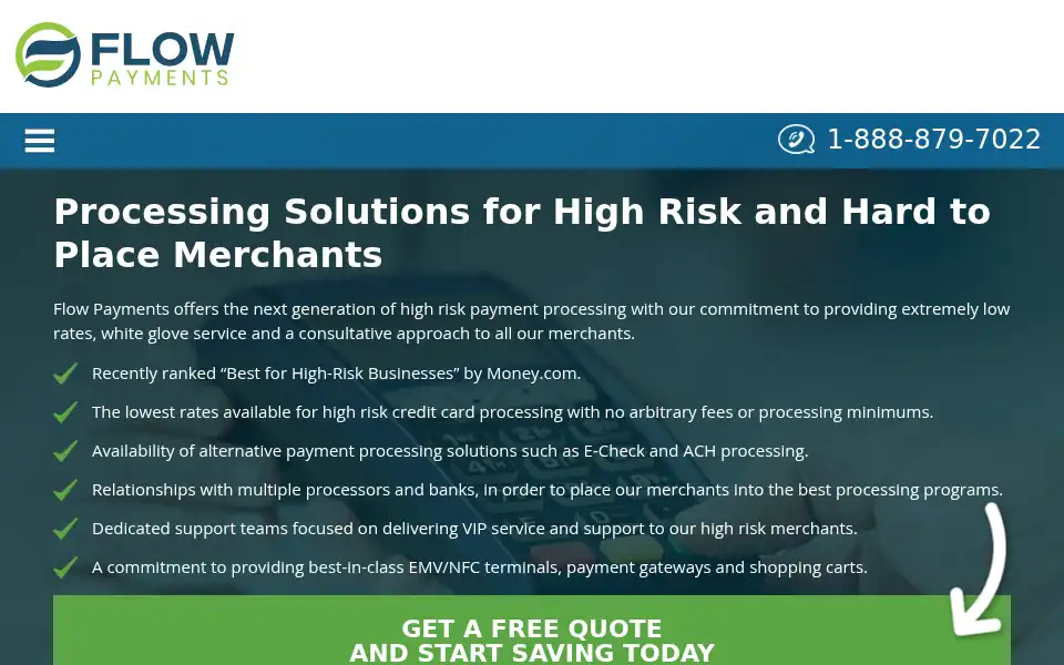 Screenshot of flowpayments.com