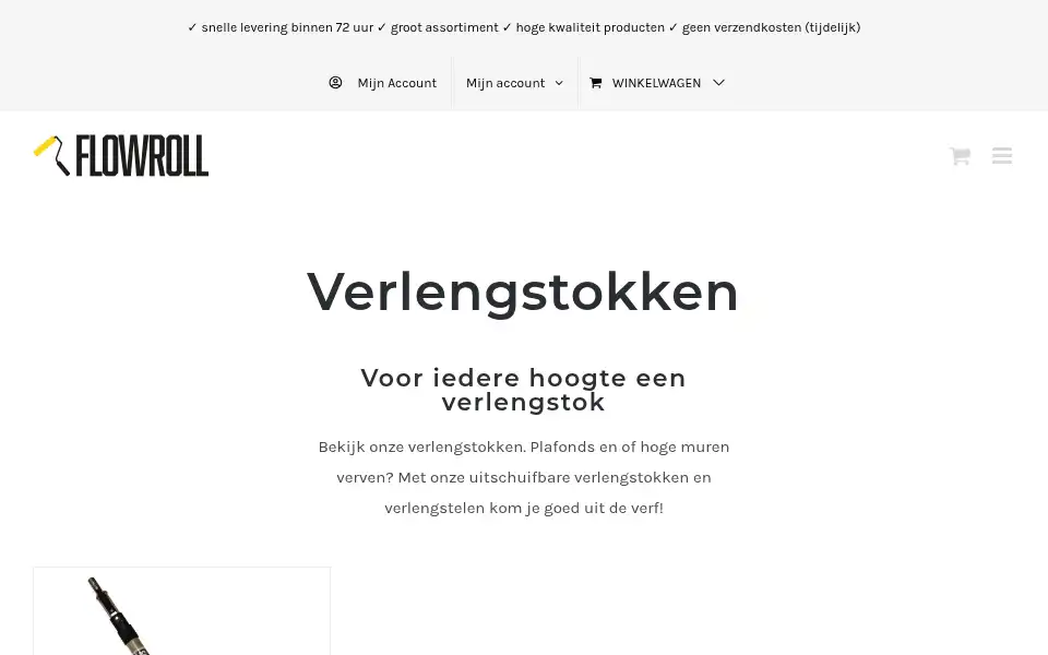 Screenshot of flowroll.nl