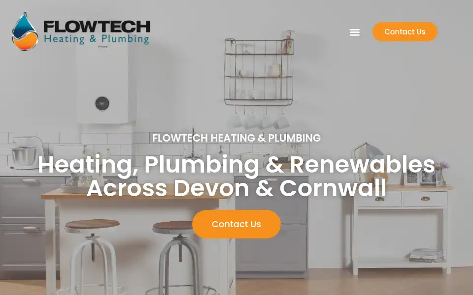 Screenshot of flowtechheating.co.uk