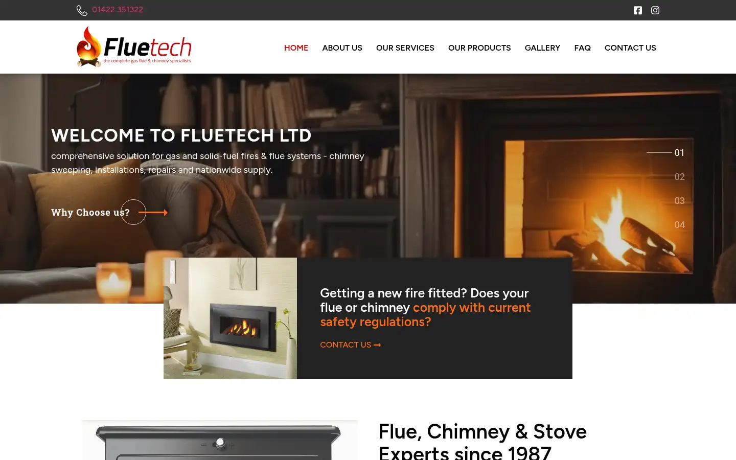 Screenshot of fluetech.co.uk