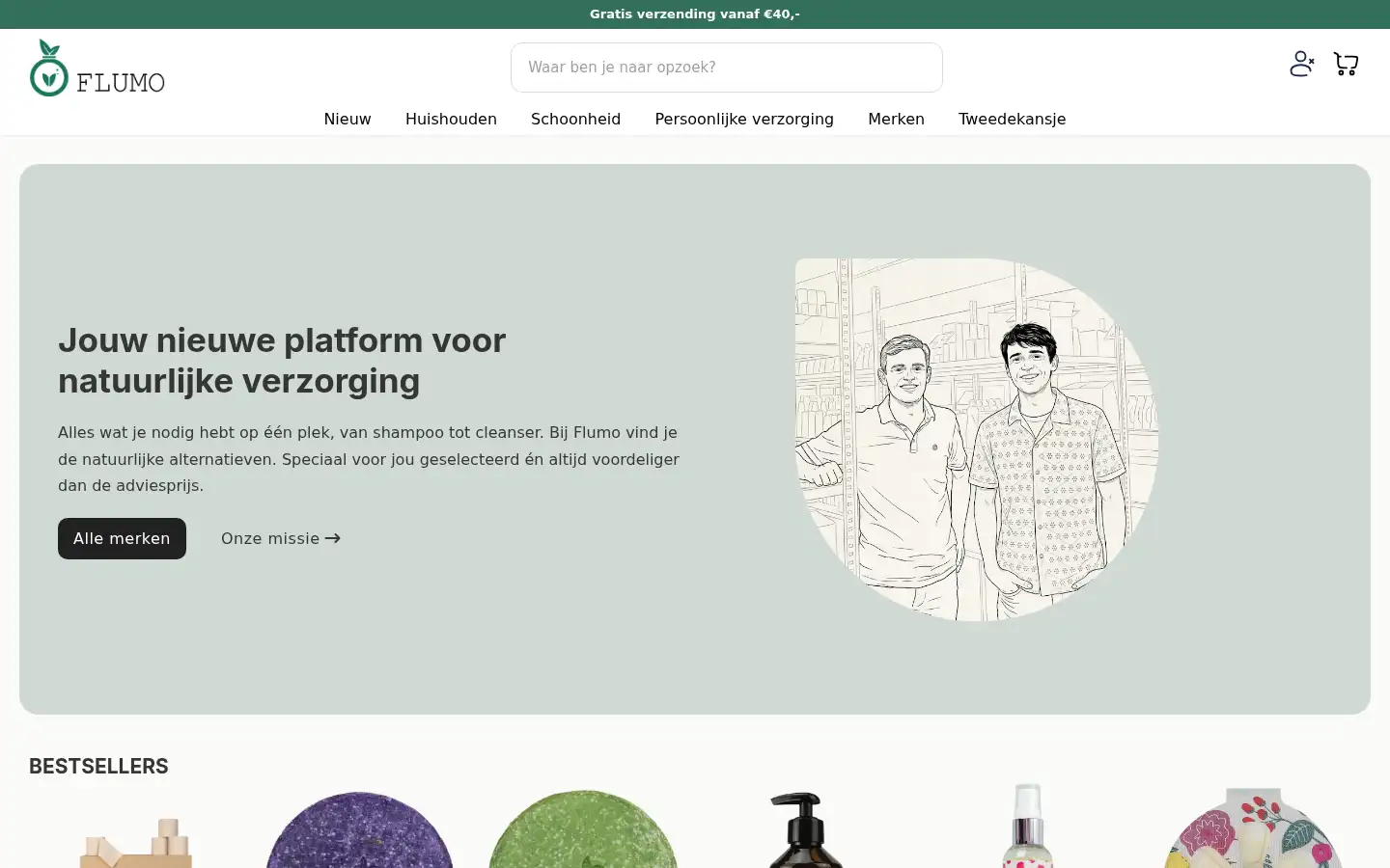 Screenshot of flumo.nl