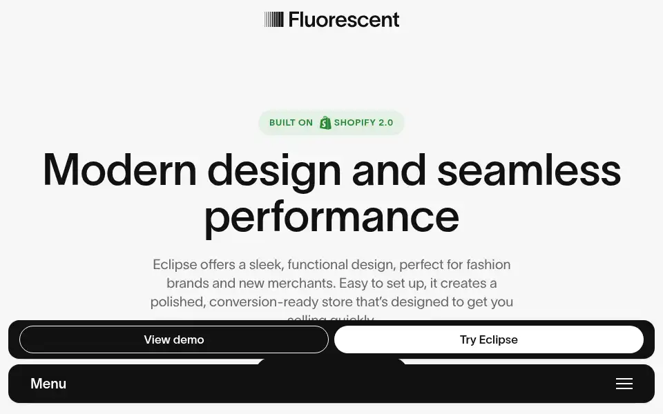 Screenshot of fluorescent.co