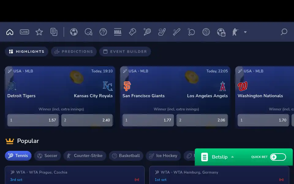 Screenshot of flush.casino
