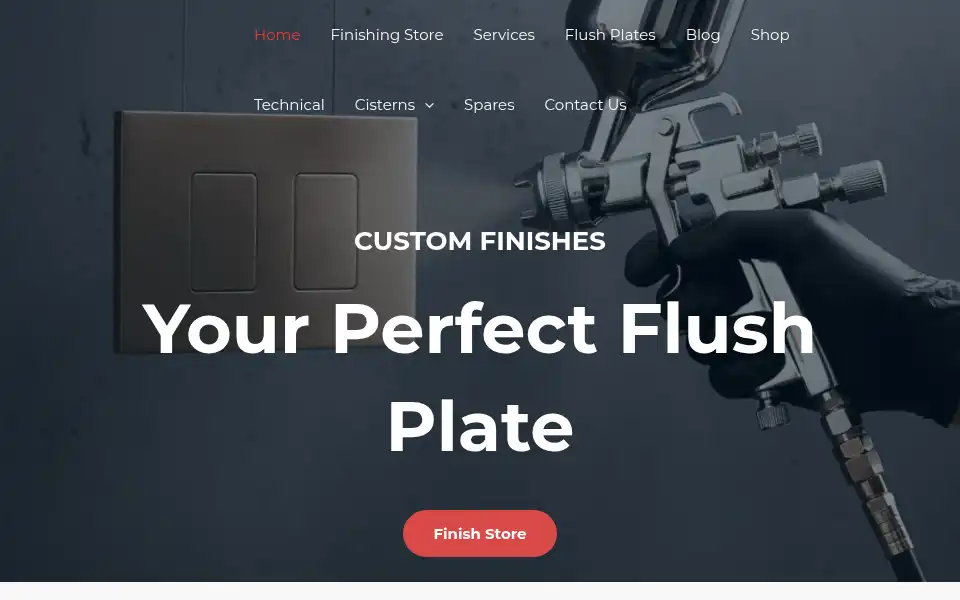 Screenshot of flushplates.com
