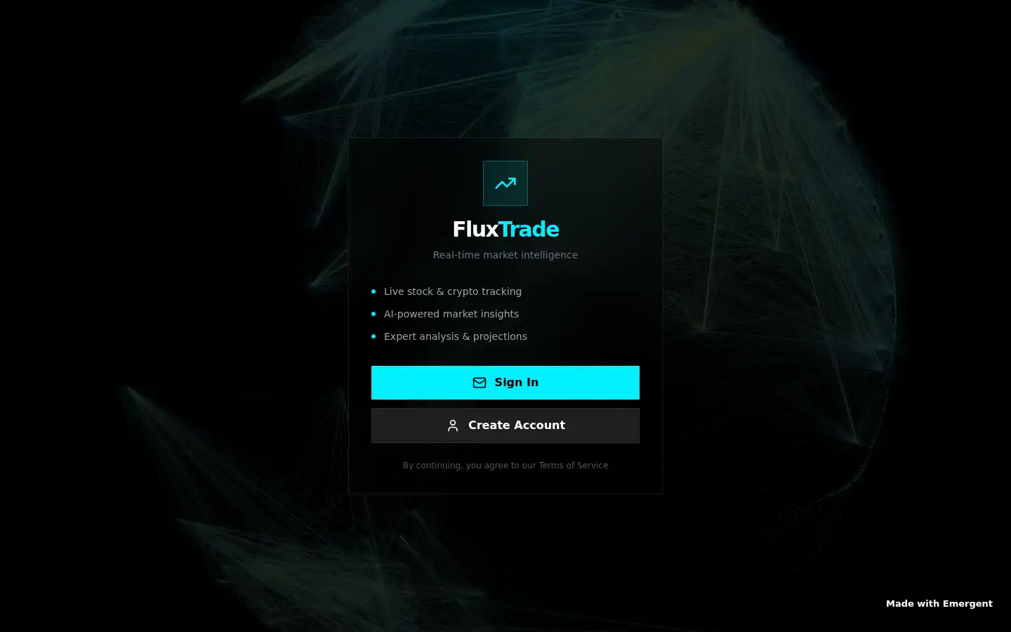 Screenshot of flux-trade.com