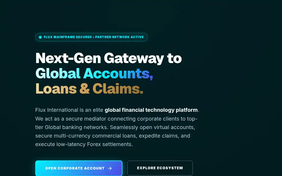 Screenshot of fluxinternational.org