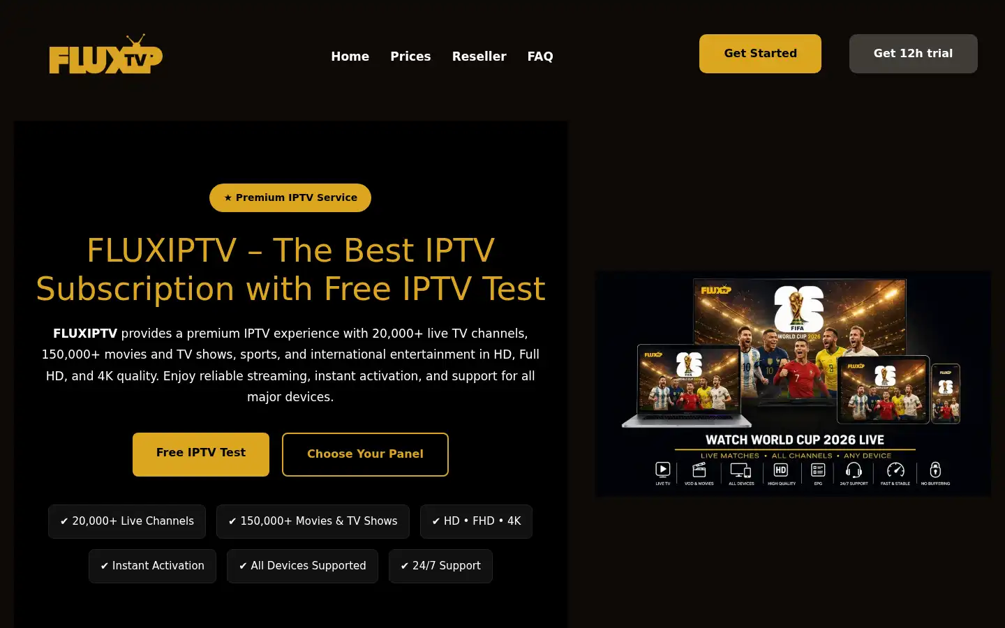 Screenshot of fluxitv.xyz