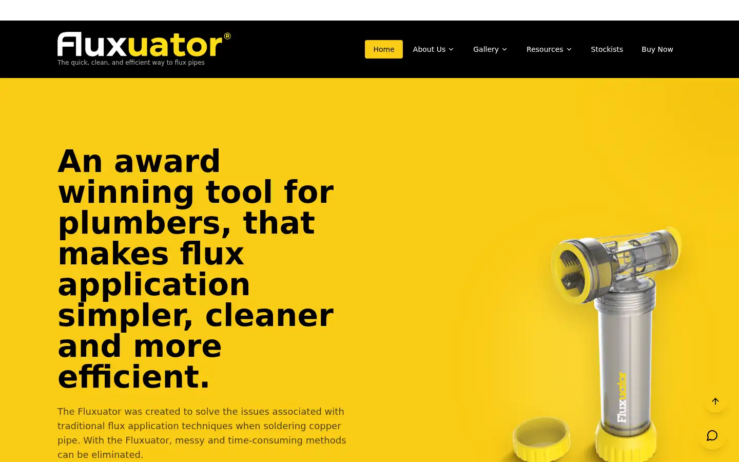 Screenshot of fluxuator.co.uk