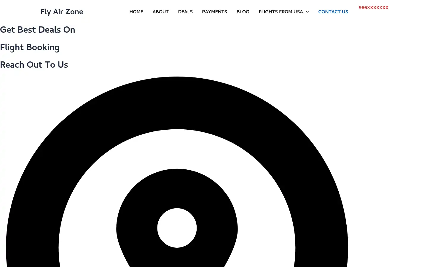 Screenshot of flyairzone.com