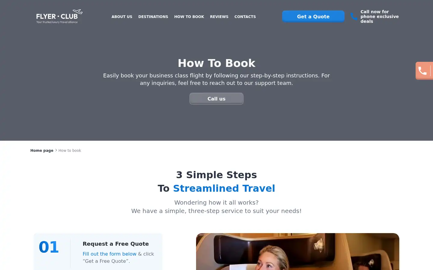 Screenshot of flyer-club.com