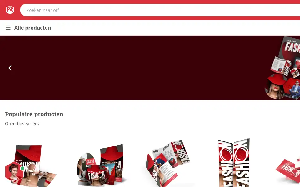 Screenshot of flyerzone.nl