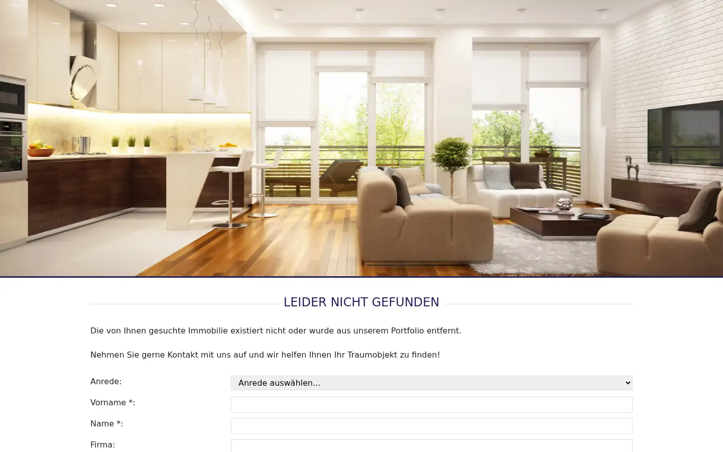 Screenshot of flyfish-immobilien.de