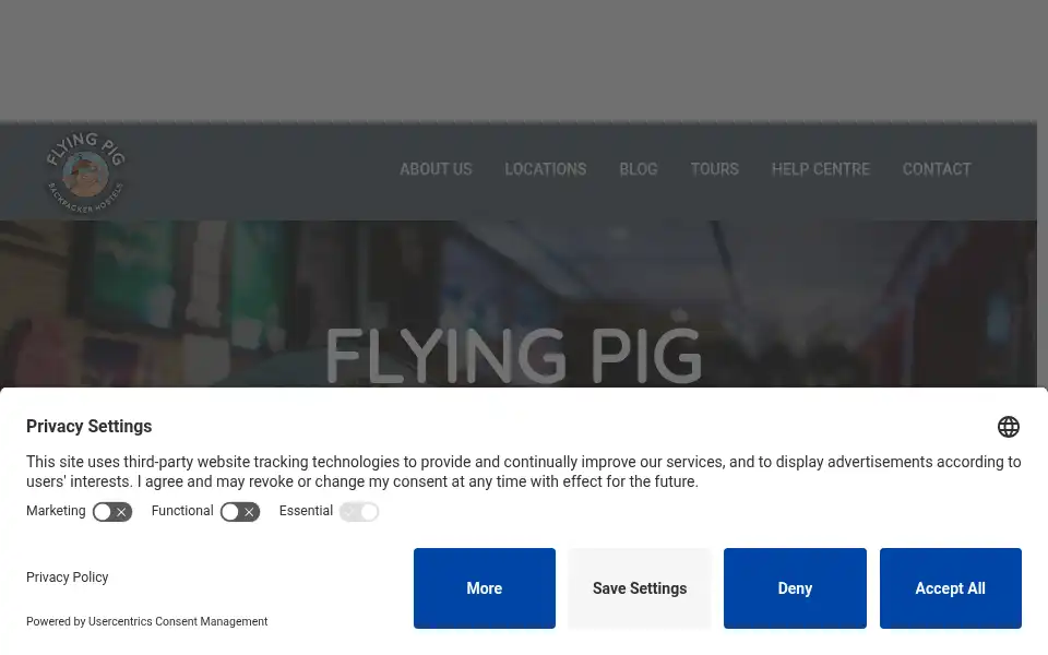 Screenshot of flyingpig.nl