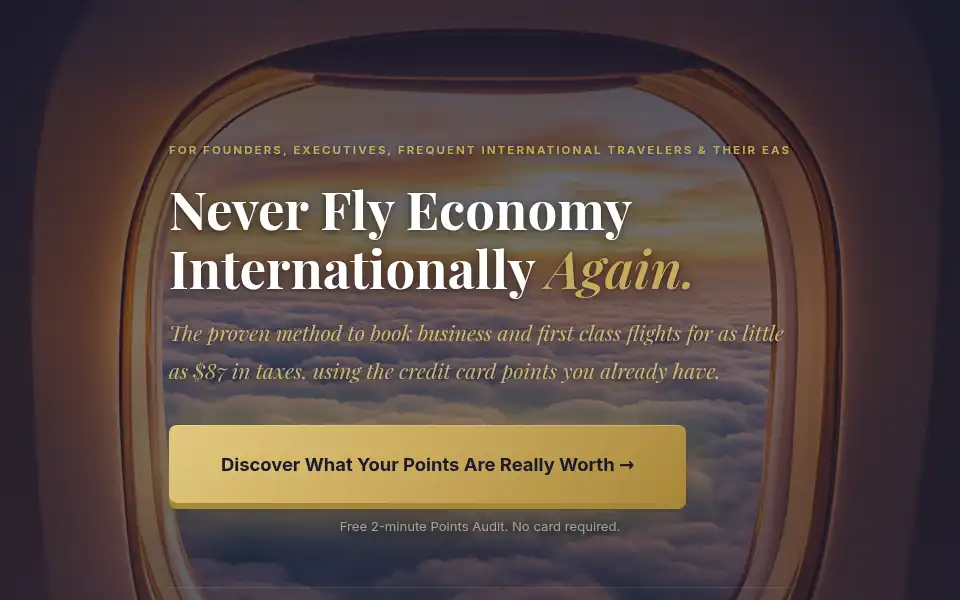 Screenshot of flylux.org