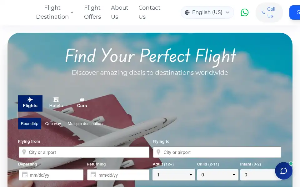 Screenshot of flyplaces.ca