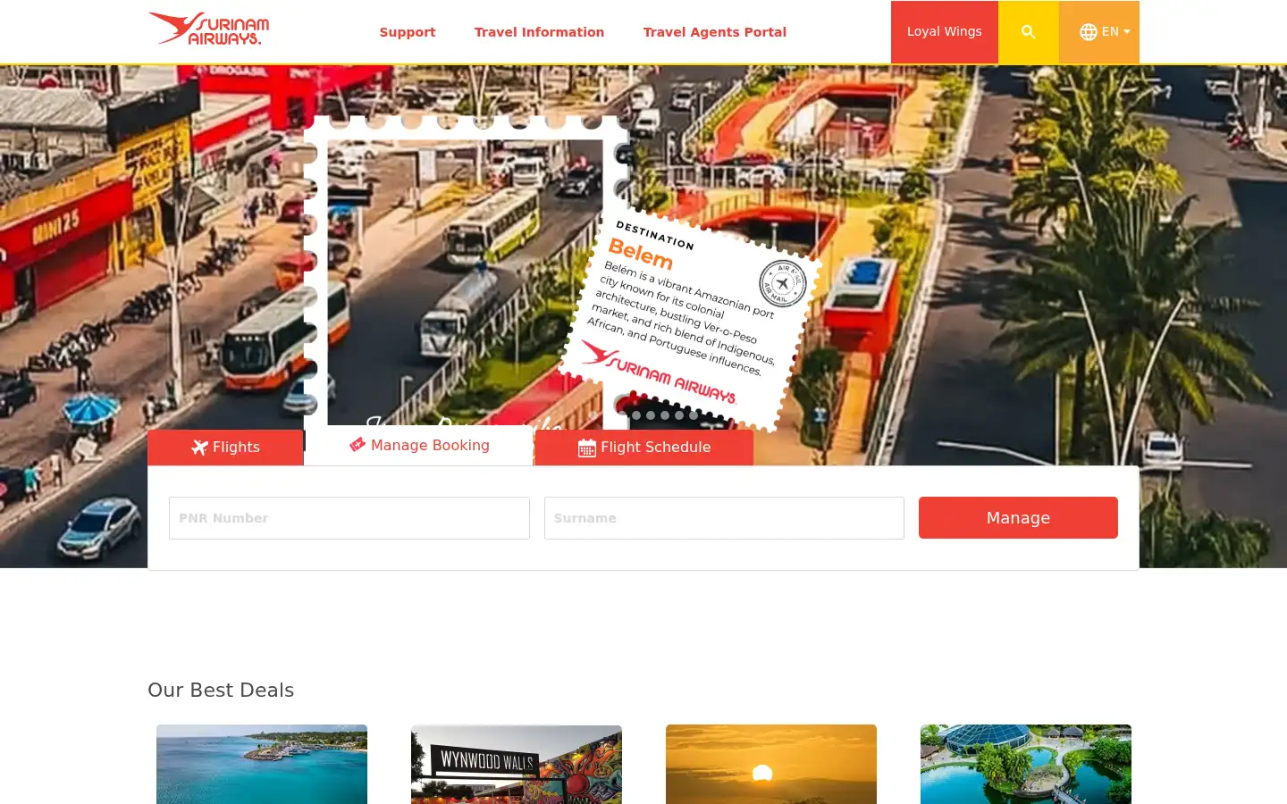 Screenshot of flyslm.com
