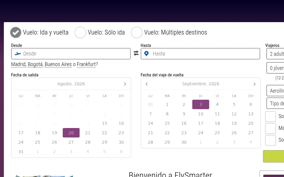 Screenshot of flysmarter.es