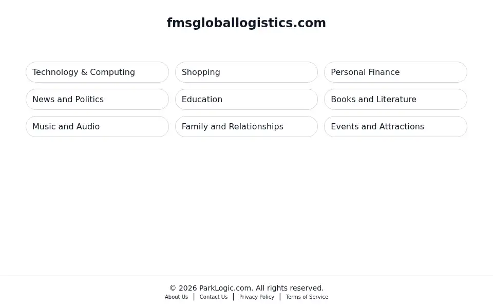 Screenshot of fmsgloballogistics.com