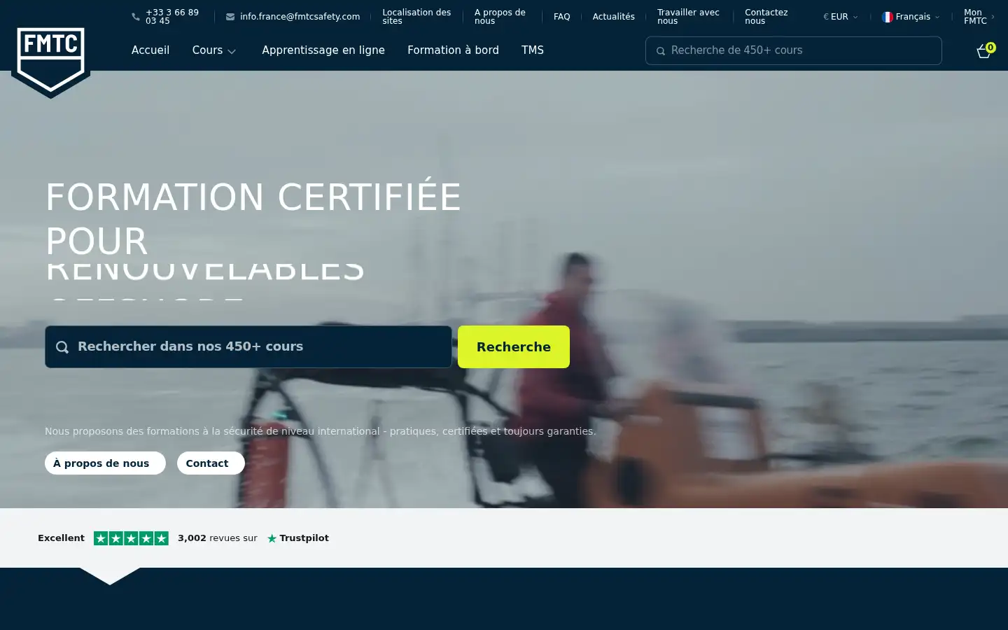 Screenshot of fmtcsafety.com