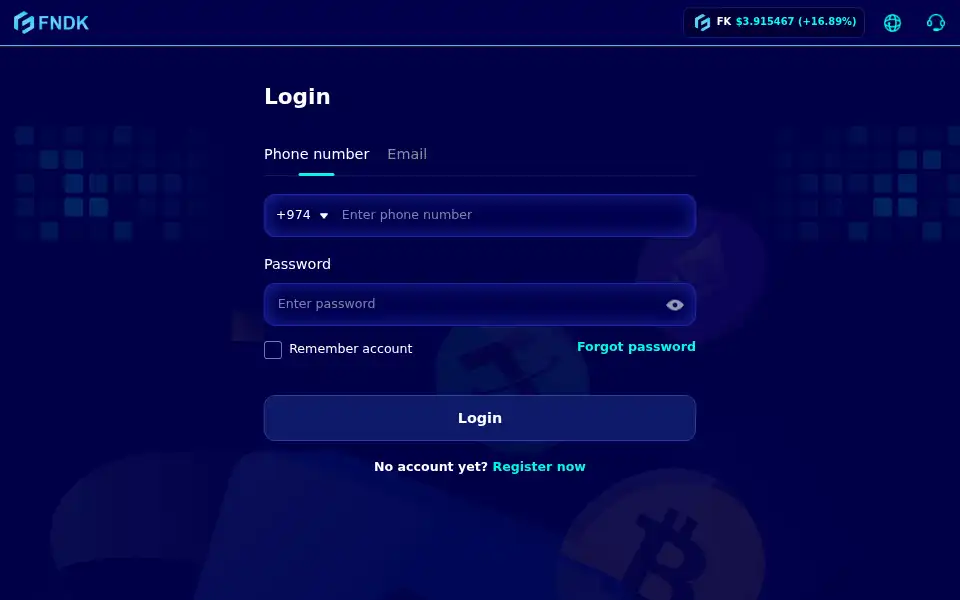 Screenshot of fndk.cloud