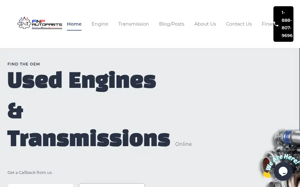 Screenshot of fnpautoparts.com