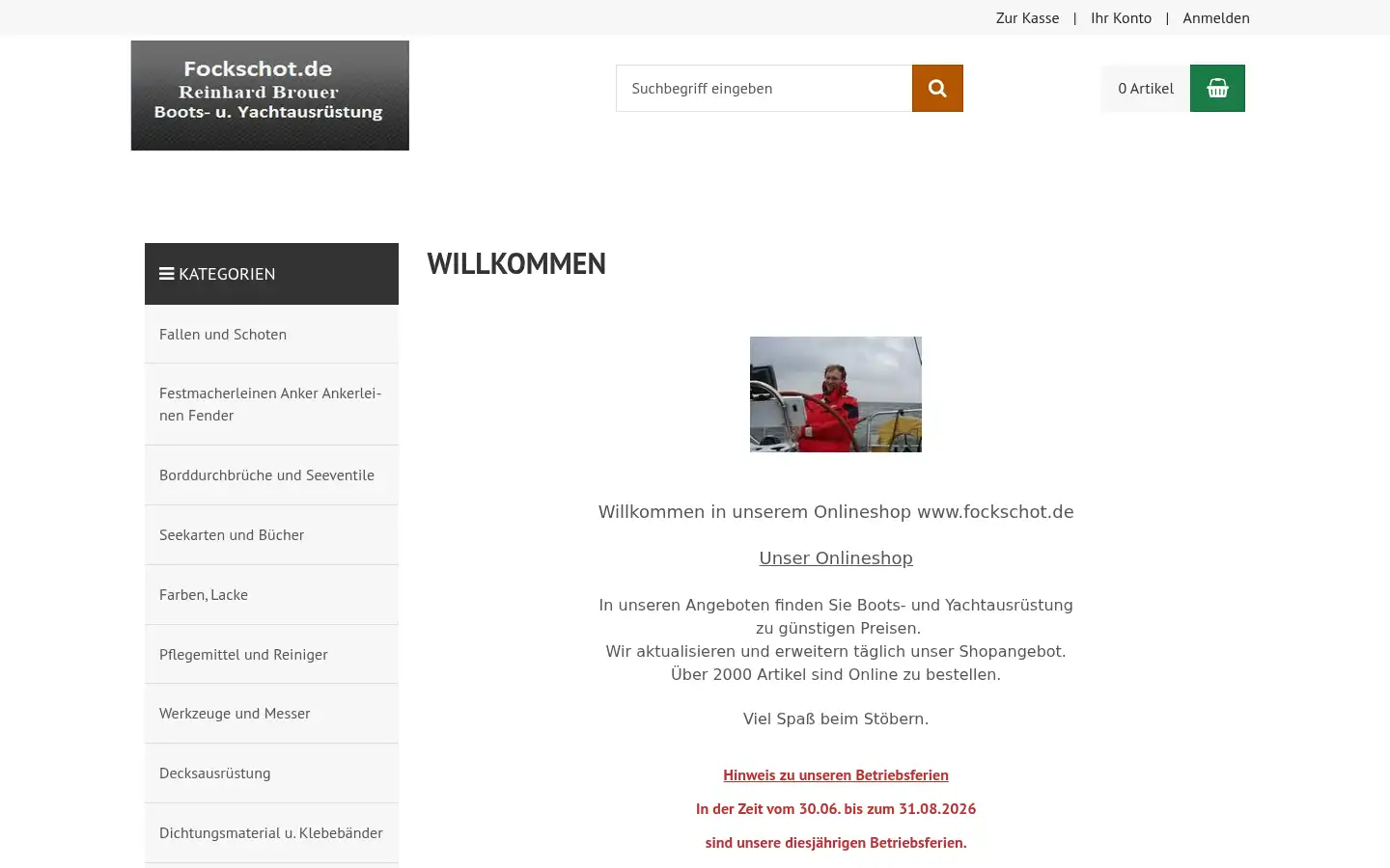 Screenshot of fockschot-shop.de