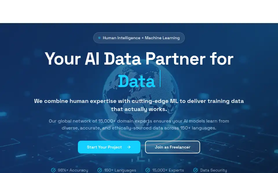 Screenshot of focusdata.io