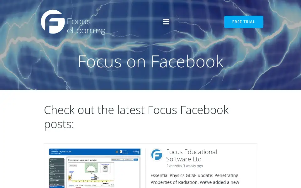 Screenshot of focuseducational.com
