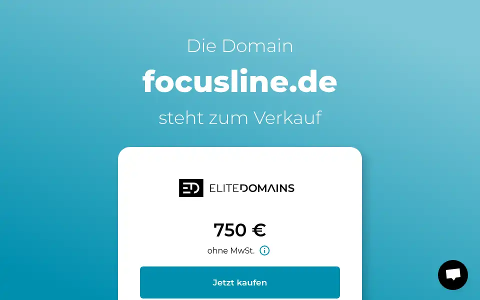 Screenshot of focusline.de