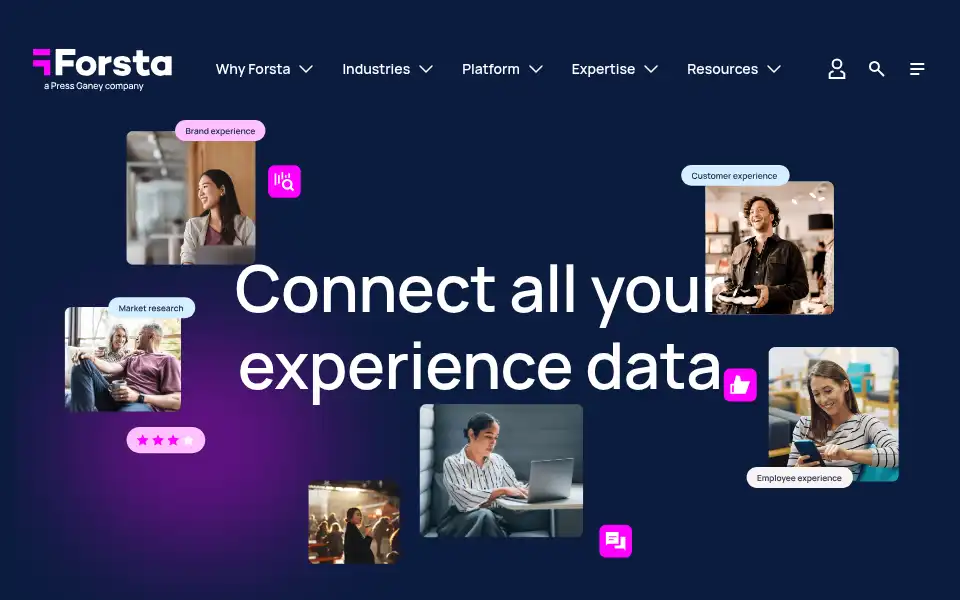 Screenshot of focusvision.com