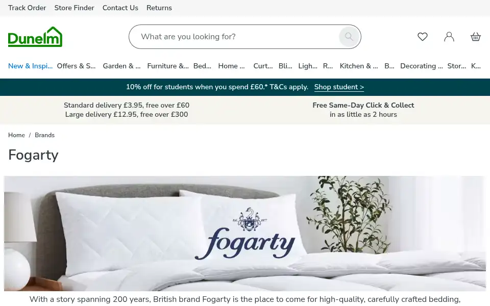 Screenshot of fogarty.co.uk